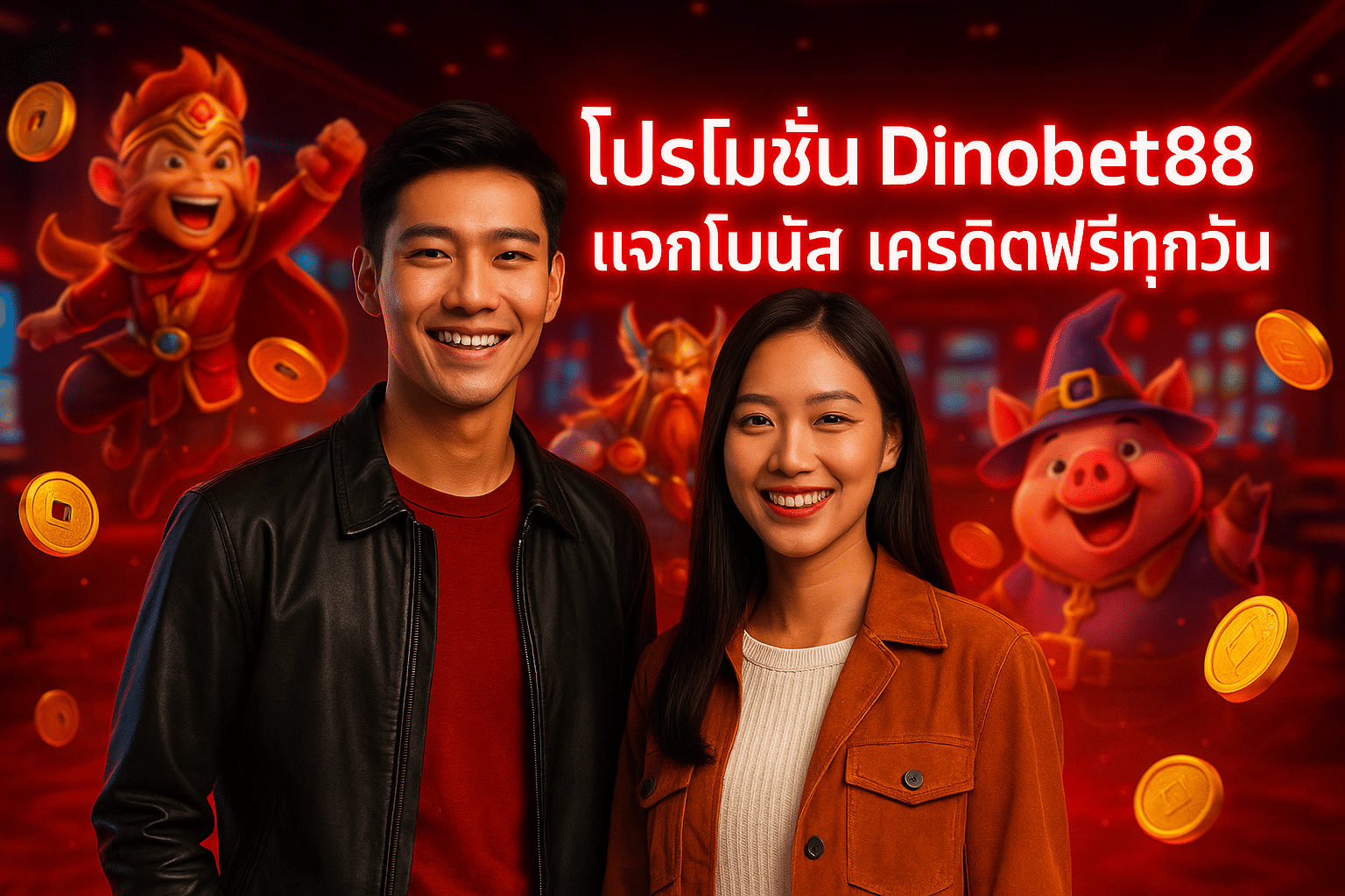 โปรโมชั่น Dinobet88 แจกโบนัส เครดิตฟรีทุกวัน